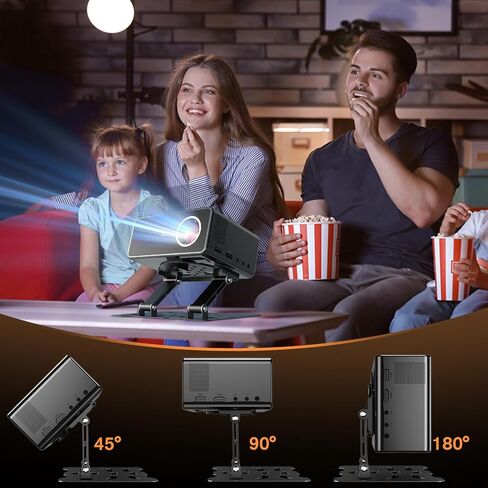 3-in-1 Adjustable Projector Mount Stand – Universal Ceiling/Wall/Table Mount with 180° Dual-Axis Rotation, Multi-Hole Design, Anti-Slip Pads, 1/4" Screw Compatible for Mini & Standard Projectors in Kuwait