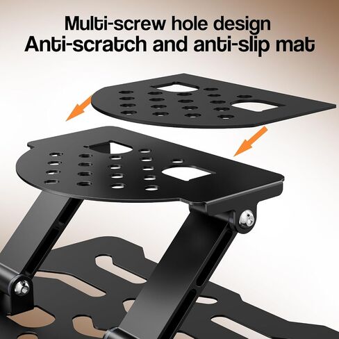 3-in-1 Adjustable Projector Mount Stand – Universal Ceiling/Wall/Table Mount with 180° Dual-Axis Rotation, Multi-Hole Design, Anti-Slip Pads, 1/4" Screw Compatible for Mini & Standard Projectors in Kuwait