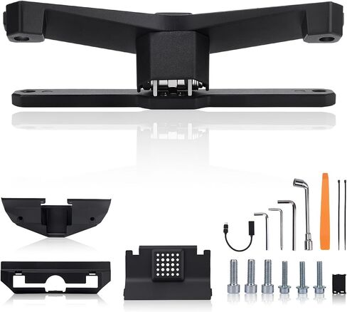 Screen Swivel Mount for Tesla Model Y Juniper 2026 2025 & Model 3 Highland 2024 2025 — 40° Four-Way Rotation, Aviation-Grade Aluminum Alloy, Seamless Fit, Maintains Original Screen Height in Saudi Arabia