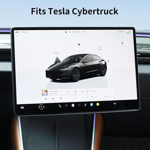 Screen Swivel Mount for Tesla Model Y Juniper 2026 2025 & Model 3 Highland 2024 2025 — 40° Four-Way Rotation, Aviation-Grade Aluminum Alloy, Seamless Fit, Maintains Original Screen Height in Saudi Arabia