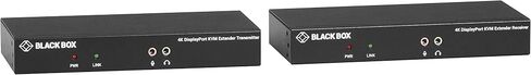 Network Box Box Black - KVXLCDP -100 - المربع الأسود KVX KVM Extender - 1 كمبيوتر (أجهزة كمبيوتر) - 1 مستخدم (مستخدمين) محليين - 328.08 قدمًا - 4K - 3840 X 2160 دقة الفيديو القصوى - 2 X شبكة (RJ -45) - 5 - DisplayPort - 5 in Saudi Arabia