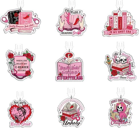 TAKEALOOK Dust Plug Charm for Kindle - 9 Pcs Spicy Funny Theme for E-Reader Book Lover, TypeC/USBC Charging Port in Saudi Arabia