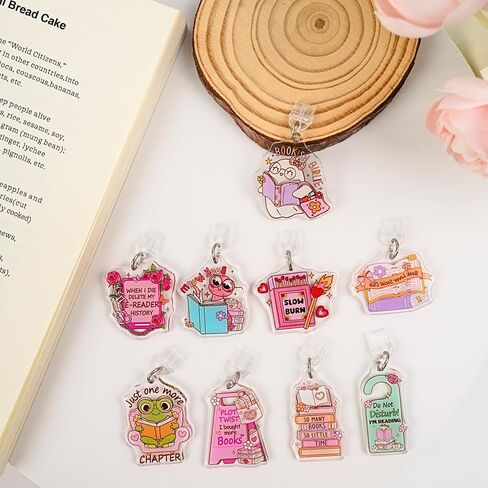 TAKEALOOK Dust Plug Charm for Kindle - 9 Pcs Spicy Funny Theme for E-Reader Book Lover, TypeC/USBC Charging Port in Saudi Arabia