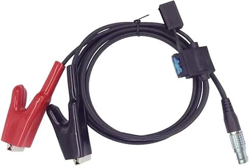 A00400 كابل الطاقة GPS الخارجي مع مقاطع التمساح الثقيلة سلكية إلى أنثى 2Pin لـ Topcon Sokkia Trimble Leica GPS-PDL in Kuwait