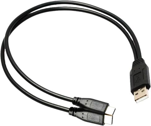 عام USB-C Splitter ، 18 "طويل ، USB إلى USB-C ، شحن الفاصل لنظام Garmin Alpha 300 و TT25 in Saudi Arabia