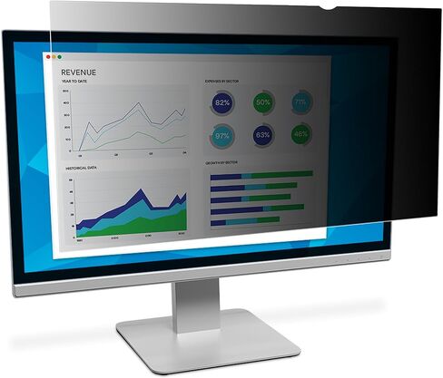 3M Privacy Filter for 19.0 Inch Standard Monitor, Reversible Gloss/Matte, Reduces Blue Light, Screen Protection, 16:9 Aspect Ratio (PF190C4B) in Saudi Arabia