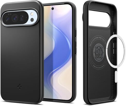 Spigen for Pixel 10/10 Pro Case ، Thin Fit Magfit (2025) [مصمم لـ PixelsNap ، متوافق مع ملحقات Magsafe] - أسود in Saudi Arabia