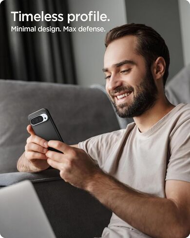 Spigen for Pixel 10/10 Pro Case ، Thin Fit Magfit (2025) [مصمم لـ PixelsNap ، متوافق مع ملحقات Magsafe] - أسود in Saudi Arabia