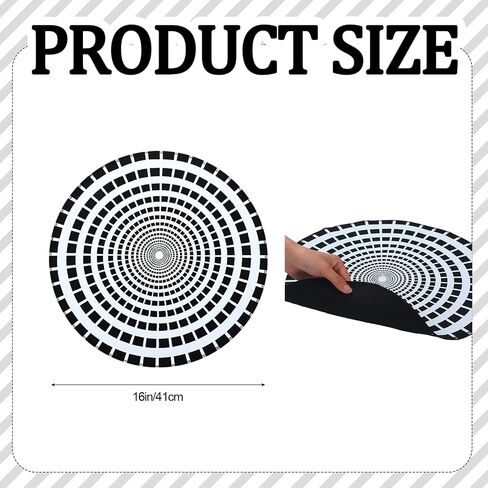 2 Pcs Record Cleaning Mat Professional Work Mat for Cleaning Vinyl Records, Lg 16" Dia, Thick Double Layered Microfiber, Protect Delicate Vinyl Records While Clean in Saudi Arabia