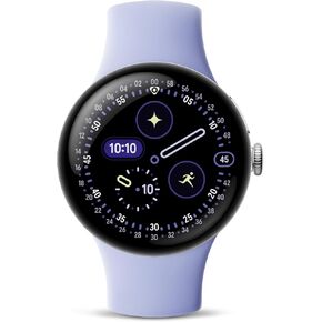 Google Pixel Watch 4 (45mm) - Android Smartwatch with Heart Rate and Sleep Tracking - 40-Hour Battery - Fitness Tracking - Google AI - Matte Black Aluminum Case - Obsidian Active Band - Wi-Fi in Saudi Arabia