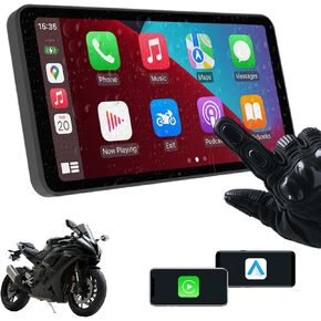6-Inch Motorcycle Smart Display – Wireless CarPlay & Android Auto | Bluetooth Voice Control | IP67 Waterproof | HD Touchscreen | Easy Install | Fits Most Bikes | OTA Updates in Saudi Arabia