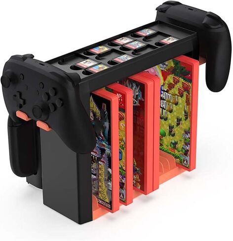محطة منظم ألعاب XHSESA لـ Nintendo Switch2/Switch/OLED - شحن Dock Storage Rرف لرسوال التلفزيون ، والألعاب ، وقوس التخزين لوحدة التحكم in Saudi Arabia