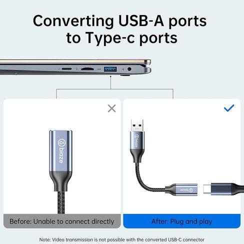 USB C أنثى محول USB الذكور ، محول كبل USB A إلى USB C مع نقل البيانات وشحنها 10 جيجابت في الثانية من أجهزة الكمبيوتر المحمول ، الكمبيوتر ، قرص فلاش ، رابط Quest ، شاحن in Saudi Arabia