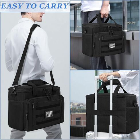 Tactical Carrying Bag Compatible with PS5/PS5 Pro/PS5 Slim Console, Travel Console Carry Case with Multi-Pockets for 15.6" Laptop, Controllers, Discs and More Accessories in Saudi Arabia