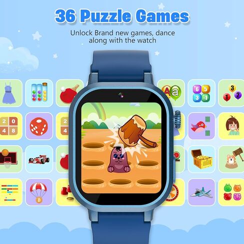 Kids Kids Smart Watch Girls Girls Age 3-12 with 39 Game HD Touch Screen Screen Player Video Camera Camera Hight Hift For 6 7 8 9 9 Ageeal Pink in Kuwait