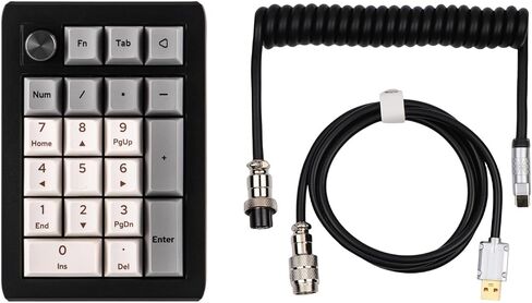 EPOMAKER EK21 VIA Gasket Number Pad+Puff Aviator Coiled USB Cable in Saudi Arabia