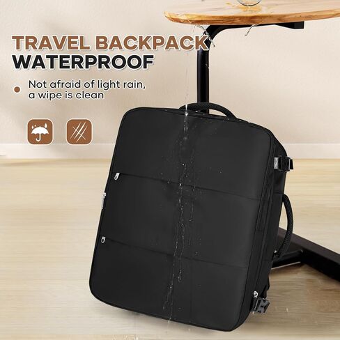 UPPACK Travel Backpack For Women Men Travel Bag Watreproof Hiking Backpack College Laptop Backpack for Traveling on Airplane Travel Essentials Carry on Backpack Flight Approved Grey in Kuwait