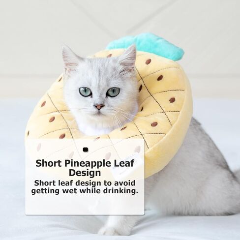 HONGMILL Cat Cone Collar Soft, Cat Cones to Stop Licking, Pet Cones for Cats Orange in Saudi Arabia