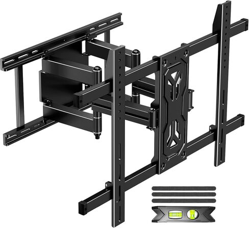 Mountup Huffy Duty Full Motion Wall Wall Mount مقابل 50-110 بوصة أجهزة تلفزيون كبيرة ، ويحتوي على 250 رطلاً ، و 1.65 "شريحة تلفزيونية ضئيلة مع التمديد ، والدوار والميل ، و preasesembled ، و Max Vesa 800x600mm ، و Fits 12-24" ، MU0096 in Saudi Arabia