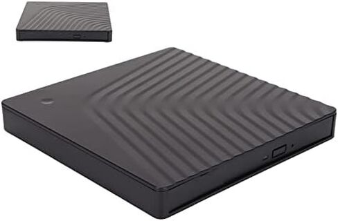 Diooche Highspeed USB 3.0 مربع محرك أقراص DVD الخارجي لجهاز الكمبيوتر المحمول - حاوية محرك بصري محمول ، متوافق مع 12.7 مم DVD RW لـ و in Saudi Arabia