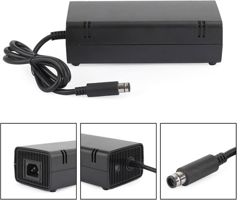 كابل محول مزود الطاقة الجدار AC الجدار المنزلي لـ Microsoft Xbox 360 E 360E Console in Saudi Arabia
