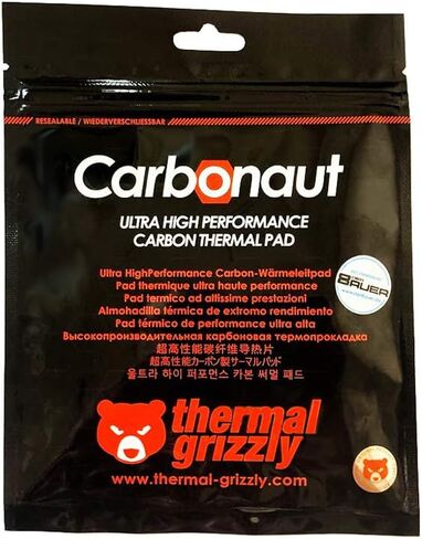 Thermal Grizzly German Carbonaut 1.3 x 13.6 x 0.000 inches (32 x 32 x 0.2 mm) in Saudi Arabia