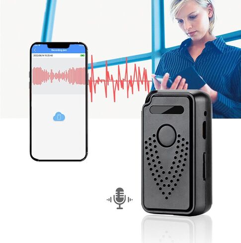 480Hr WiFi Mini Voice Recorder Live Stream 128G Voice-Activated Audio Recorder Digital Voice Recorder for Meetings, Interviews, Classroom in Saudi Arabia