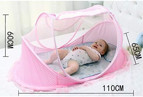 Baby Crib Net, Portable Bed Net, Polyester Nets Stop Baby from Climbing Out Crib Tent for Children Supplies Travel in Saudi Arabia