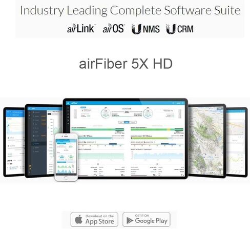 Airfiber AF-5XHD US (2 pack) 5GHz 1GBPS Backhaul مع AF-5G30-S45 30DBI SLANT 45 AUTENNA in Saudi Arabia