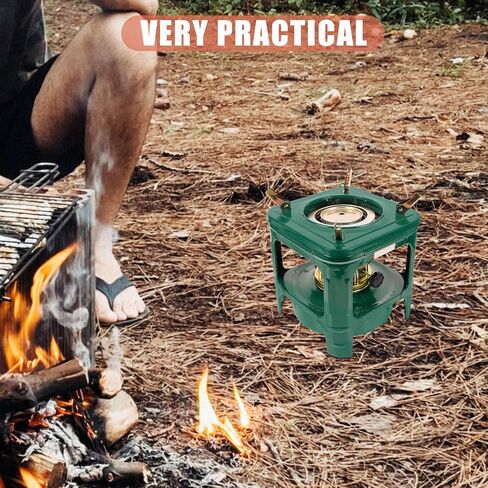 Garneck Outdoor Stove Portable Kerosene Heater Barbecue Stove Smooth Surface Easy to Carry Store Camping Essential in Saudi Arabia