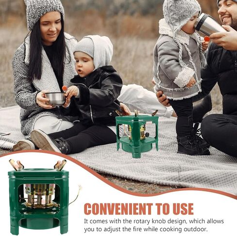 Garneck Outdoor Stove Portable Kerosene Heater Barbecue Stove Smooth Surface Easy to Carry Store Camping Essential in Saudi Arabia