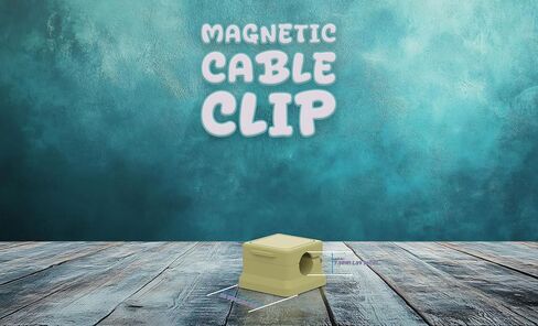Magnetic Cable Clips Cable Smooth Adjustable Cord Holder Under Desk Cable Management Wire Keeper Cable Organizer Holder (Aple Green, 3 Pack) in Saudi Arabia
