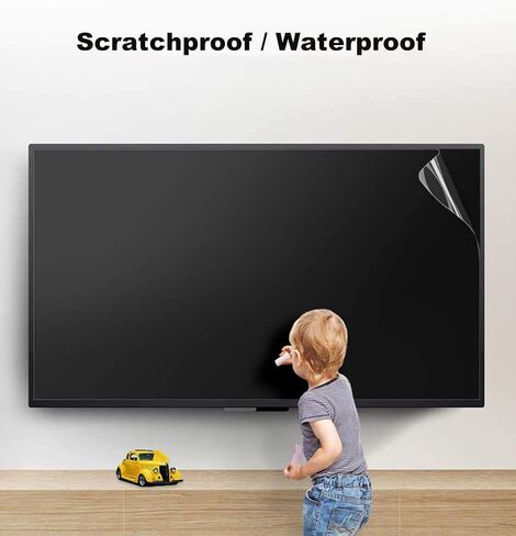 86 Inch TV Screen Protectors, Matte Anti Glare/Anti Blue Light/Anti Scratch Filter Film Monitor Protection Panel for Relieve Eye Strain, 1925x1100mm in Saudi Arabia