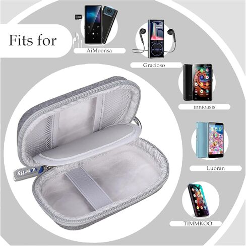 MP3 Player Case for Dodosoul/for Dingmi/for luoran/for innioasis/for timmkoo/for mymahdi/for phinistec music Bluetooth mp3 mp4 players & earbuds & usb cable (تدرج اللون الأزرق الوردي ، الحالة فقط) in Kuwait