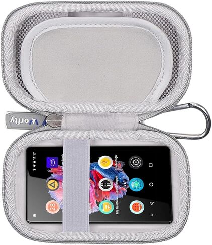 MP3 Player Case for Dodosoul/for Dingmi/for luoran/for innioasis/for timmkoo/for mymahdi/for phinistec music Bluetooth mp3 mp4 players & earbuds & usb cable (تدرج اللون الأزرق الوردي ، الحالة فقط) in Kuwait