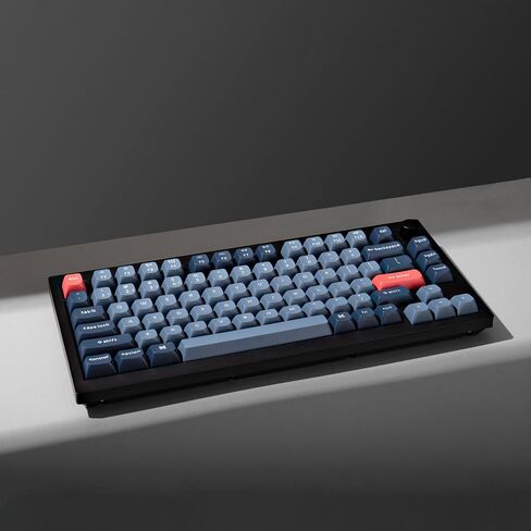 Keychron V1 Max 75 ٪ RGB لوحة مفاتيح ميكانيكية مخصصة ، 2.4 جيجا هرتز/بلوتوث 5.1/سلكية QMK/عبر ماكرو قابلة للبرمجة ، Gateron Gateron كوكب المشتري الأحمر MATT in Saudi Arabia