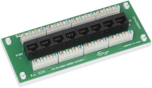وحدة بيانات ICC CAT5E ، 8 منافذ ، مدرجة في UL و POE ++ ، واجهة شبكة Ethernet Series المدمجة ، FITS 9 "، 14" ، و 28 "الأسلاك المهيكلة in Saudi Arabia