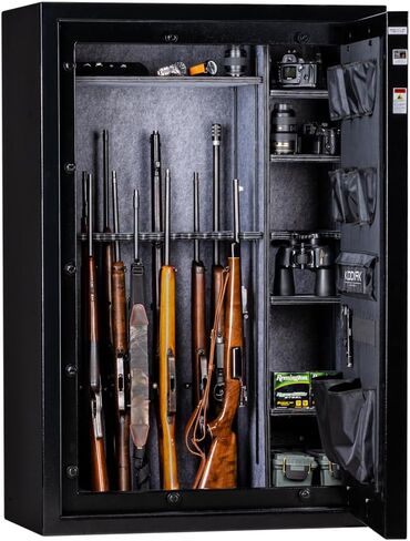 Kodiak Gun Safe للبنادق والمسدسات ، KBX5940 من المعادن وحيد القرن مع نظام أمنية Safex جديد ، 57 بنادق طويلة و 8 مسدسات ، 40 دقيقة من الحريق ، منظم الأبواب للمسدسات والذخيرة ، 573 رطل. in Saudi Arabia