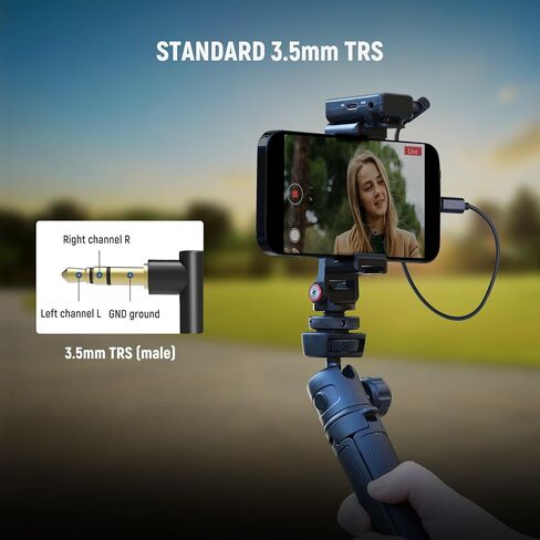 مجموعة كابل Neewer 2 Pack Aux ، TRS 3.5 مم من الذكور إلى 3.5 مم TRS كابل ملفوف بالذكور متوافق مع DJI MIC Rode Wireless Go II Hollyland Lark CM28 CM31 Headphones Microphone Camera Camera ، LM16 ، LM16 in Saudi Arabia