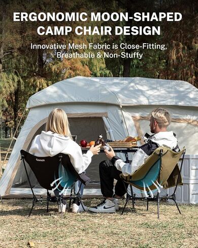 Gonex Portable Camping Chair, Compact Collapsible Backpacking Camp Chair in Kuwait