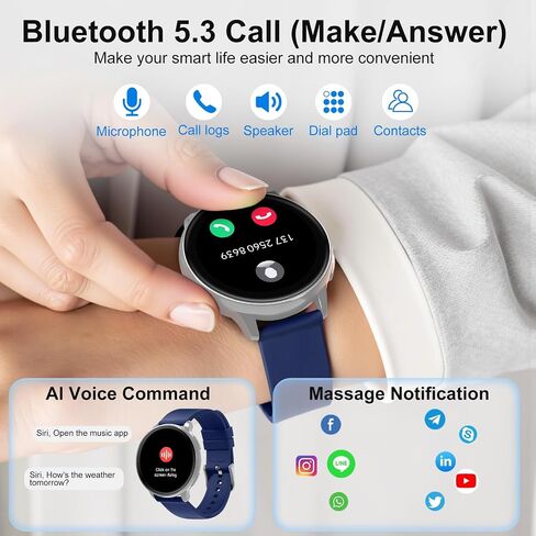 Smart Watch for Men Women Fitness Tracker with 100+ Sport Modes,Activity Trackers for iOS/Android Waterproof/Heart Rate/Sleep/Steps Monitor/Pedometer Monitor Monitor (Pink) in Saudi Arabia