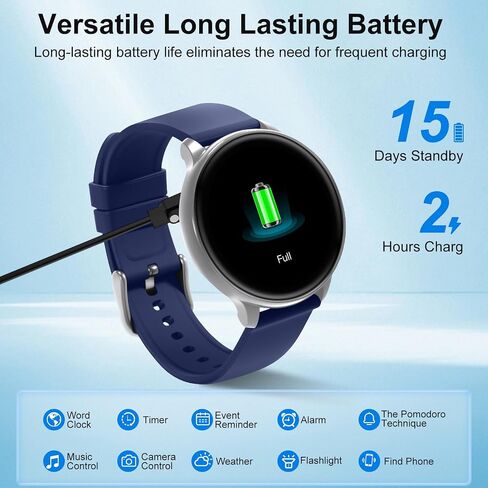 Smart Watch for Men Women Fitness Tracker with 100+ Sport Modes,Activity Trackers for iOS/Android Waterproof/Heart Rate/Sleep/Steps Monitor/Pedometer Monitor Monitor (Pink) in Saudi Arabia