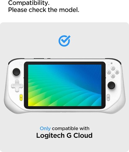 Spigen Tempered Glass Screen Protector [GlasTR Slim] designed for Logitech G Cloud - 2 Pack in Saudi Arabia