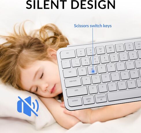 Keychron B1 Pro Ultra -Slim ZMK/Launcher اللاسلكي بلوتوث 2.4 جيجاهرتز/سلكية لوحة مفاتيح Mac Windows Linux - رمادي in Saudi Arabia