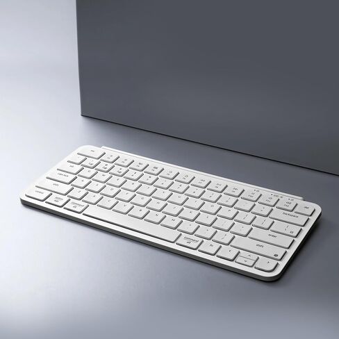 Keychron B1 Pro Ultra -Slim ZMK/Launcher اللاسلكي بلوتوث 2.4 جيجاهرتز/سلكية لوحة مفاتيح Mac Windows Linux - رمادي in Saudi Arabia