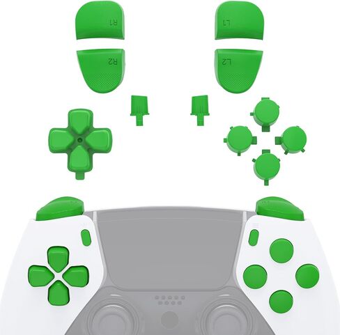 أزرار مجموعة كاملة متطرفة متوافقة مع وحدة تحكم PS5 Edge ، خيارات مشاركة أسود D -PAD أزرار الوجه Home R1 L1 R2 L2 تتوافق مع وحدة تحكم PS5 Edge - بدون وحدة تحكم in Saudi Arabia