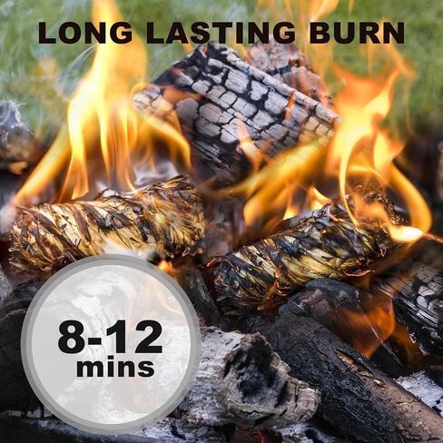 216 PCS Fire Starter - مبتدئين في Fire Natural Fireplace و Belet Stove و Campfires و BBQ و Pizza Oven و Camping و Fire Pit & Chimney و Smoker و Fire Starters for Grill و Charcoal Starter in Saudi Arabia