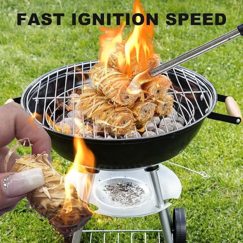 216 PCS Fire Starter - مبتدئين في Fire Natural Fireplace و Belet Stove و Campfires و BBQ و Pizza Oven و Camping و Fire Pit & Chimney و Smoker و Fire Starters for Grill و Charcoal Starter in Saudi Arabia