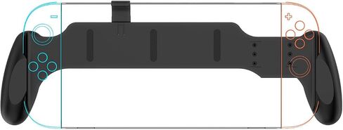 XHSESA Ergonomic Anti-Slip Grip for Switch/Switch OLED/Switch2 - Lightweight Handheld Controller Accessories (Black) in Saudi Arabia
