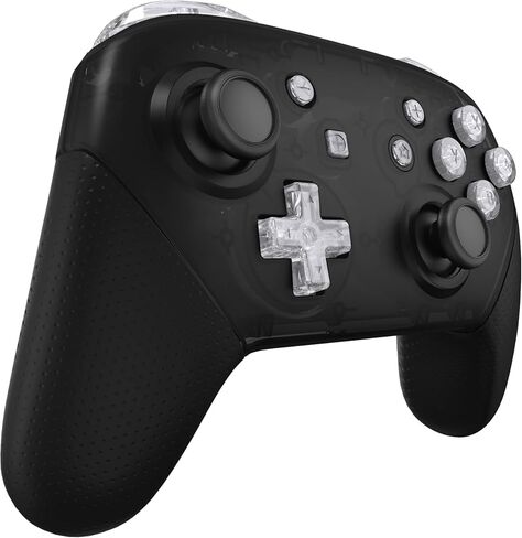 الإصلاح المتطرف البلوري CLEAR ABXY D -PAD ZL ZL L R KEYS لوحدة تحكم Nintendo Switch Pro ، أزرار مجموعة كاملة من Nintendo Switch Pro Protect in Saudi Arabia